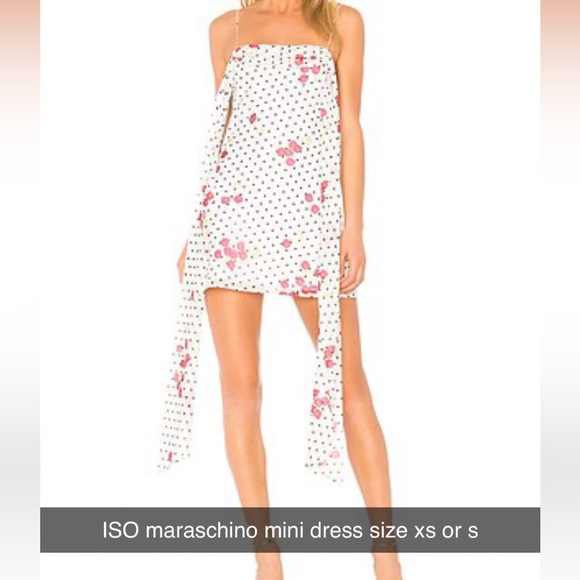 ISO maraschino mini dress revolve NBD
